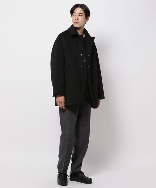 niko and（ニコアンド）の「起毛ハーフコート（その他アウター