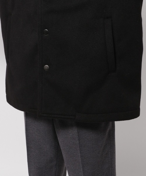 niko and...（ニコアンド）の「起毛ハーフコート（その他アウター・メンズ・ベージュ/ブラック・MEDIUM/LARGE）」の5枚目の写真