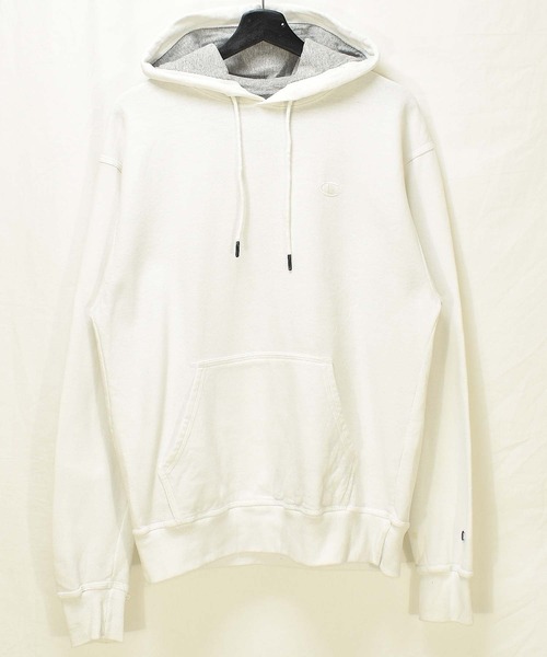 Champion（チャンピオン）の「【ヴィンテージ古着】Champion / チャンピオン ロゴ刺繍 スウェットパーカー（パーカー・メンズ・ホワイト・MEDIUM）」の2枚目の写真
