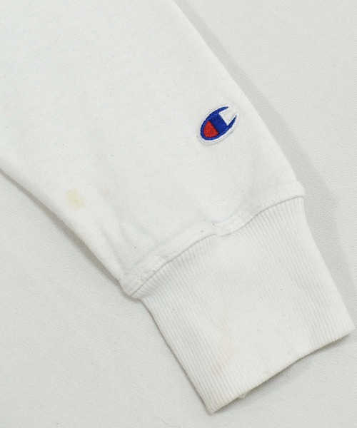 Champion（チャンピオン）の「【ヴィンテージ古着】Champion / チャンピオン ロゴ刺繍 スウェットパーカー（パーカー・メンズ・ホワイト・MEDIUM）」の9枚目の写真