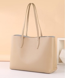 【MAISON BREEZE】A4収納可 スクエアライントートバッグ KNF049 ※