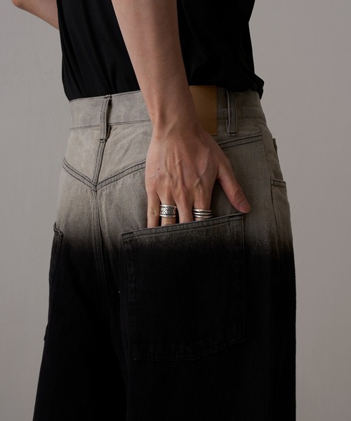 Lui's（ルイス）の「グラデーションエレファントジーンズ（デニムパンツ・メンズ・ブラック・30/34/32）」の12枚目の写真