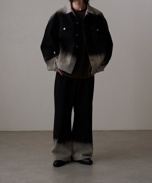 Lui's（ルイス）の「グラデーションエレファントジーンズ（デニムパンツ・メンズ・ブラック・30/34/32）」の8枚目の写真