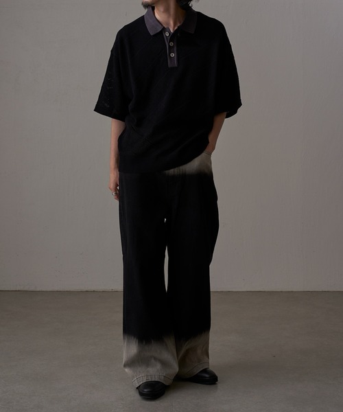 Lui's（ルイス）の「グラデーションエレファントジーンズ（デニムパンツ・メンズ・ブラック・30/34/32）」の9枚目の写真