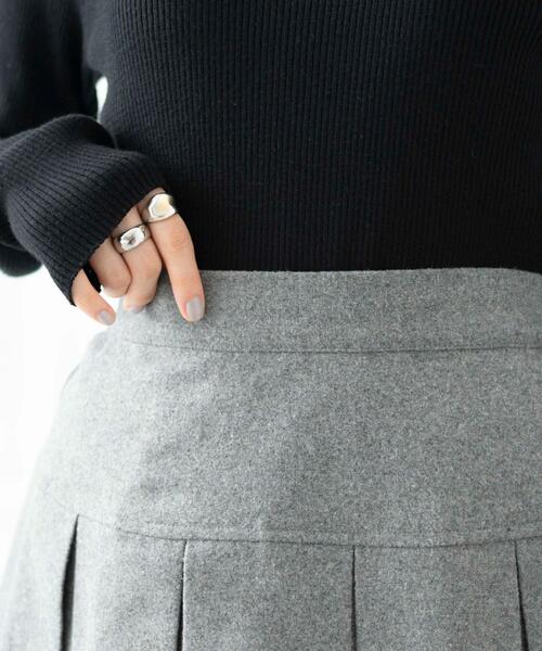 WEGO（ウィゴー）の「WEGO/ボックスプリーツスカパン（スカート・レディース・杢グレー/ブラック・FREE）」の21枚目の写真