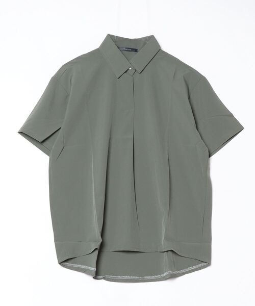 INNOCENT(イノセント)の「【LAnGe】スキッパーシャツ(シャツ/ブラウス・レディース・カーキ・MEDIUM/X-LARGE)」の1枚目の写真