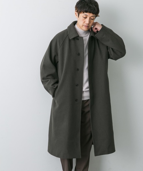 ニットメルトンパデットバルマカンコート