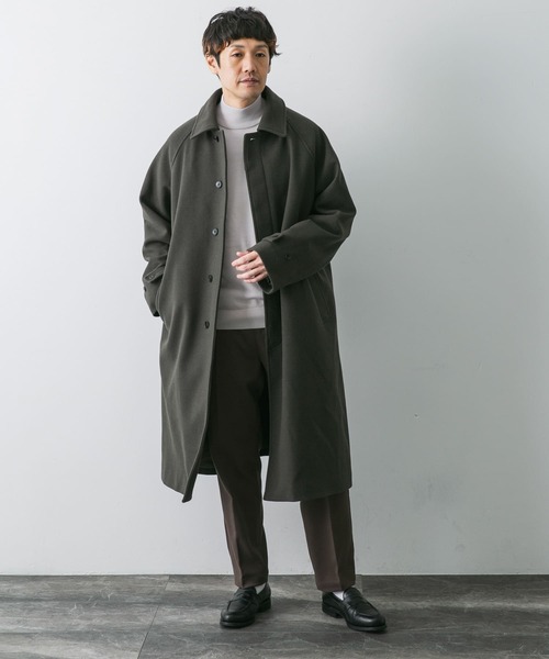 ニットメルトンパデットバルマカンコート