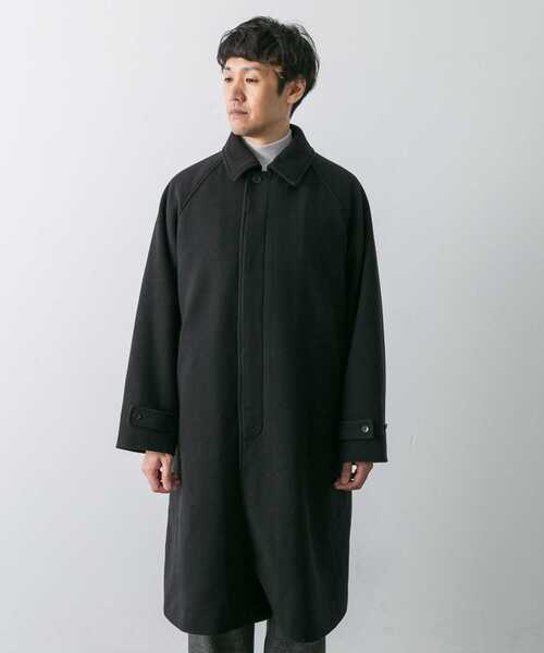 URBAN RESEARCH DOORS（アーバンリサーチドアーズ）の「ニットメルトン パデット バルマカンコート（その他アウター・メンズ・モカ/カーキ/ブラック・MEDIUM/LARGE）」の21枚目の写真