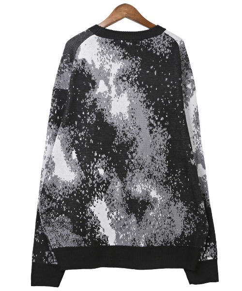 LUXSTYLE（ラグスタイル）の「綿タッチジャガードアブストラクト柄ニット（ニット/セーター・メンズ・A/B・M/L）」の10枚目の写真