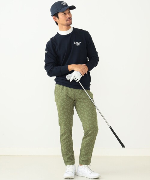 Beams golf フラワーパターン ゴルフパンツ BEAMS GOLF（ビームスゴルフ）の「BEAMS GOLF ORANGE LABEL / フラワー