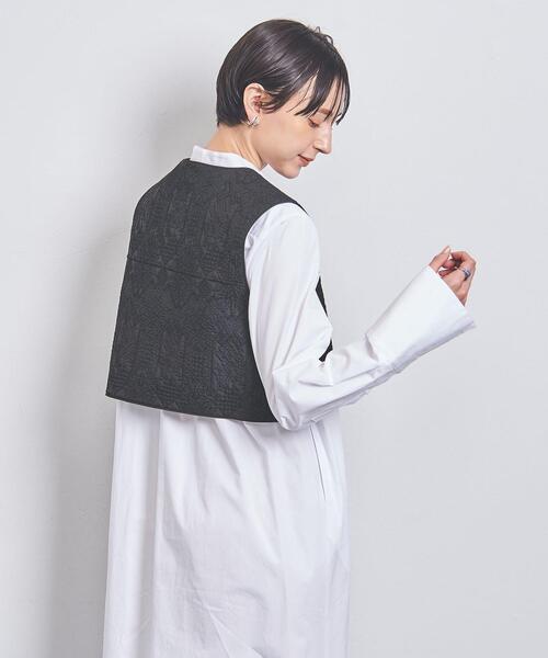 エンブロイダリー キルト ベスト