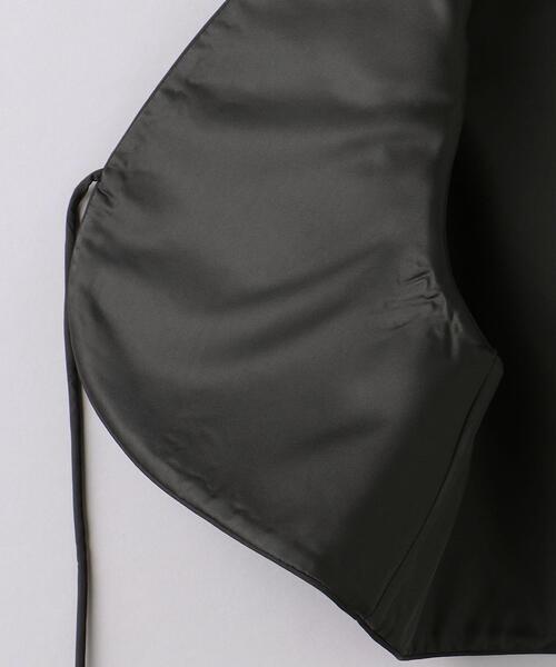 新品 UNITED ARROWS エンブロイダリーキルトベスト ブラック UNITED ARROWS（ユナイテッドアローズ）の「エンブロイダリー