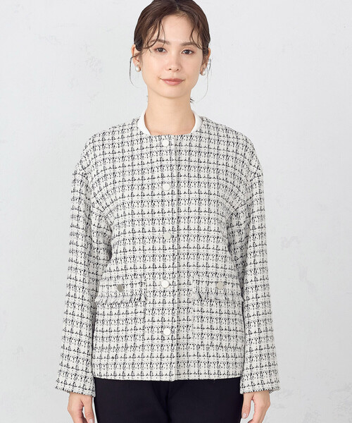 COMME CA ISM（コムサイズム）の「ファンシー ツイード ジャケット