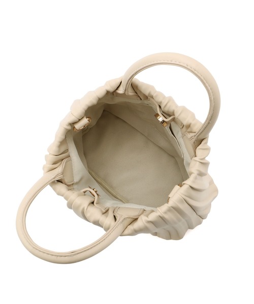 ROPE' PICNIC(ロペピクニック)の「プリーツミドルトート&ショルダーバッグ(ハンドバッグ・レディース・キナリ/ブラック/シルバー・FREE)」の16枚目の写真