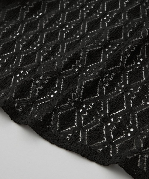 SERACE(セラス)の「【SERACE】Oversize open collar short sleeve lace shirt / オーバーサイズオープンカラー半袖レースシャツ(シャツ/ブラウス・メンズ・ホワイト/グレイッシュベージュ/ブラック・L/M)」の10枚目の写真