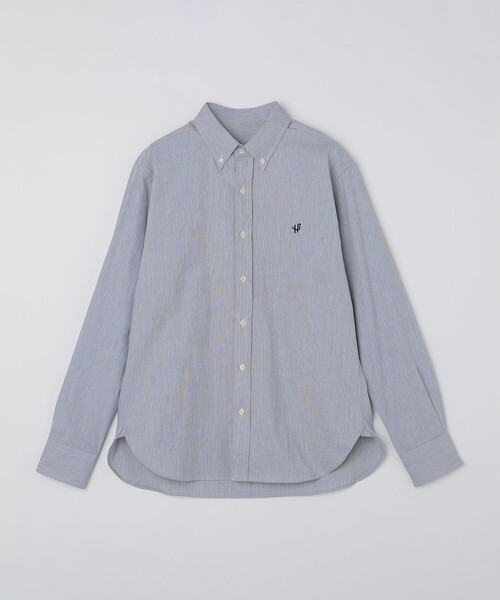 SHIPS(シップス)の「【WEB限定】SHIPS: MADE IN JAPAN ワンポイント コードレーンボタンダウンシャツ(シャツ/ブラウス・メンズ・ブルー/ネイビー・SMALL/LARGE/X-LARGE/MEDIUM)」の8枚目の写真