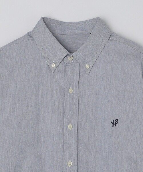 SHIPS(シップス)の「【WEB限定】SHIPS: MADE IN JAPAN ワンポイント コードレーンボタンダウンシャツ(シャツ/ブラウス・メンズ・ブルー/ネイビー・SMALL/LARGE/X-LARGE/MEDIUM)」の9枚目の写真