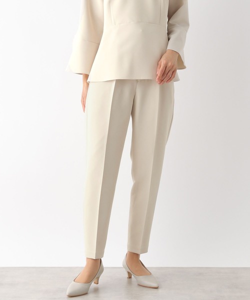 LEPSIM(レプシィム)の「【入卒式/セレモニー】Wクロスストレッチテーパードパンツ 988786(その他パンツ・レディース・ブラック/ネイビー/アイボリー・SMALL/MEDIUM/LARGE)」の2枚目の写真