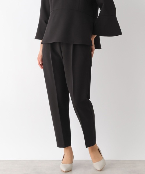 LEPSIM(レプシィム)の「【入卒式/セレモニー】Wクロスストレッチテーパードパンツ 988786(その他パンツ・レディース・ブラック/ネイビー/アイボリー・SMALL/MEDIUM/LARGE)」の1枚目の写真