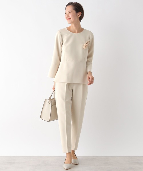 LEPSIM(レプシィム)の「【入卒式/セレモニー】Wクロスストレッチテーパードパンツ 988786(その他パンツ・レディース・ブラック/ネイビー/アイボリー・SMALL/MEDIUM/LARGE)」の7枚目の写真