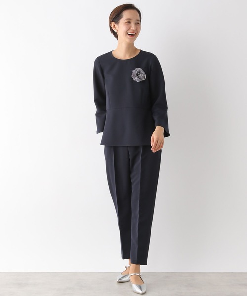 LEPSIM(レプシィム)の「【入卒式/セレモニー】Wクロスストレッチテーパードパンツ 988786(その他パンツ・レディース・ブラック/ネイビー/アイボリー・SMALL/MEDIUM/LARGE)」の8枚目の写真