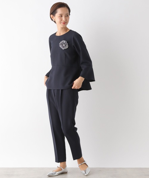 LEPSIM(レプシィム)の「【入卒式/セレモニー】Wクロスストレッチテーパードパンツ 988786(その他パンツ・レディース・ブラック/ネイビー/アイボリー・SMALL/MEDIUM/LARGE)」の14枚目の写真