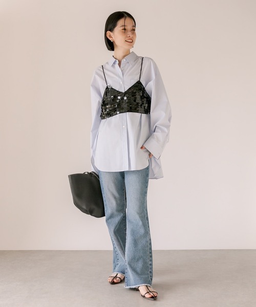 RIVE DROITE（リヴドロワ）の「スパンコールビスチェ（キャミソール・レディース・ブラック・FREE）」の15枚目の写真