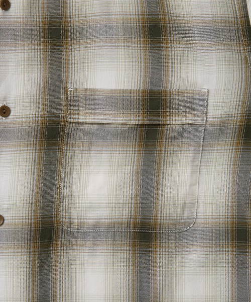 WILD LIFE TAILOR Adam et Rope'(ワイルドテーラーアダムエロペ )の「【WILD LIFE TAILOR】 ドレープチェック ロングスリーブ バンドカラーシャツ(シャツ/ブラウス・メンズ・グリーン系その他2/ブラック系その他/ベージュ系その他/ブラック系その他2・M/L)」の14枚目の写真