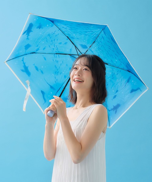 ビニール傘］えのすい×Wpc. アンブレラ ミニ『おはよう、大水槽