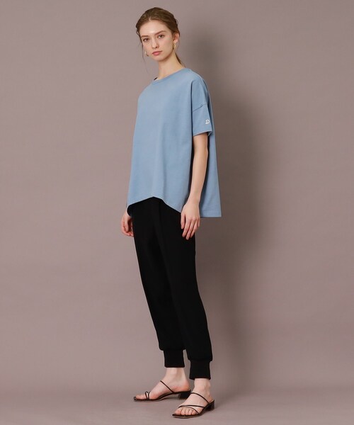 DRESSTERIOR(ドレステリア)の「◆【洗える】エシカルオーガニックコットンTシャツ(Tシャツ/カットソー・レディース・ライトブルー/ブラック/グレー/オフホワイト・38/36/34)」の17枚目の写真