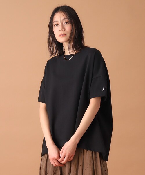 DRESSTERIOR(ドレステリア)の「◆【洗える】エシカルオーガニックコットンTシャツ(Tシャツ/カットソー・レディース・ライトブルー/ブラック/グレー/オフホワイト・38/36/34)」の21枚目の写真