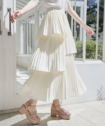 MAJESTIC LEGON | プリーツティアードスカート(スカート)