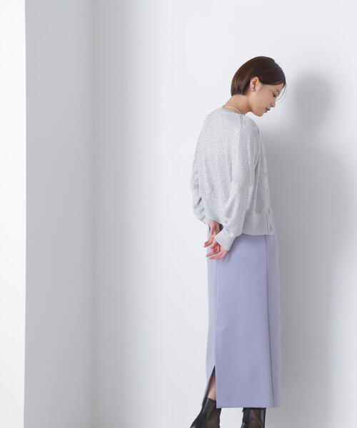 NATURAL BEAUTY BASIC（ナチュラルビューティーベーシック）の「◇【Oggi掲載】ミニマルナローキャミワンピース（ワンピース・レディース・ブラック/ブルー/ベージュ・MEDIUM）」の16枚目の写真