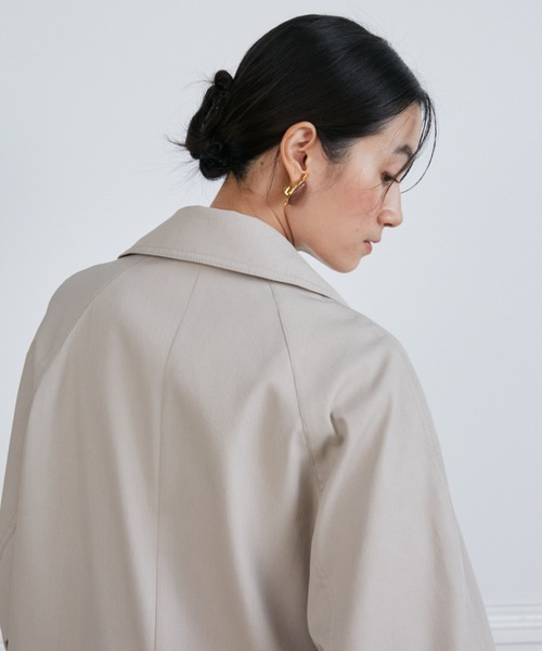 最終掲載！INED (Women)/イネド　ピーコート　美品 イネド INED パイピングコート《la veille by SUPERIOR CLOSET