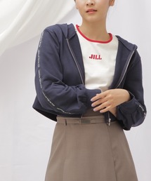JILL by JILL STUART | ◇JB裏毛ロゴテープパーカー(パーカー)