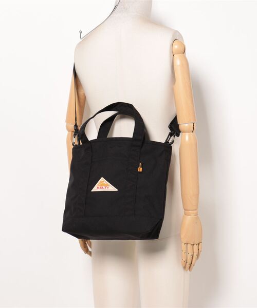KELTY/ケルティ】ショルダーベルト付きナイロントートバッグ