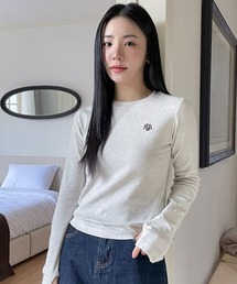 A'GEM/9 × .kom 『muah muah/ムーアムーア』 STITCH WARMER LONG SLEEVE/ステッチウォーマー長袖Tシャツ