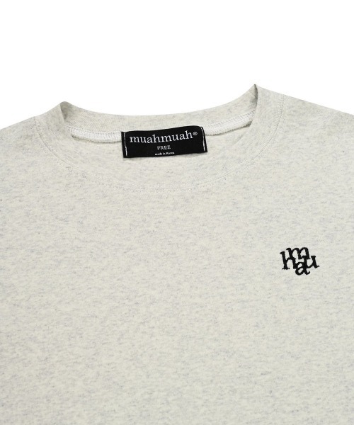 muahmuah（ムーアムーア）の「A'GEM/9 × .kom 『muah muah/ムーアムーア』 STITCH WARMER LONG SLEEVE/ステッチウォーマー長袖Tシャツ（Tシャツ/カットソー・レディース・アイボリー/ブラック/ホワイト・FREE）」の15枚目の写真
