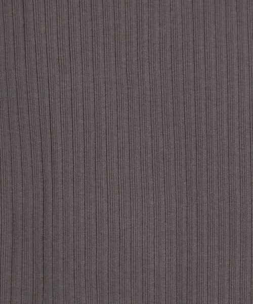 le.coeur blanc（ルクールブラン）の「ランダムテレコUネックタンク（タンクトップ・レディース・ブラック/オフホワイト/チャコールグレー/ライトグレー・38）」の5枚目の写真