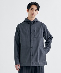【th products / ティーエイチプロダクツ】Hooded Shirt/フーデットシャツ