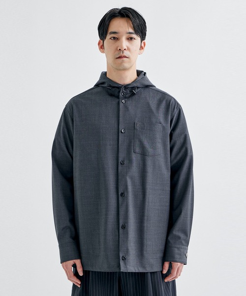 th products ティーエイチプロダクツ バンドカラーシャツ Product Twelve シャツ T/E(ティーイー) フレンチ グランパ