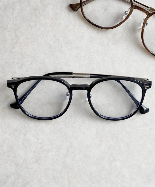RUBY AND YOU（ルビーアンドユー）の「［select］ボストンフレームメガネ（メガネ・レディース・モカ/ブラック/ブラウン・FREE）」の2枚目の写真