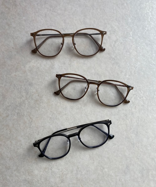 RUBY AND YOU（ルビーアンドユー）の「［select］ボストンフレームメガネ（メガネ・レディース・モカ/ブラック/ブラウン・FREE）」の4枚目の写真