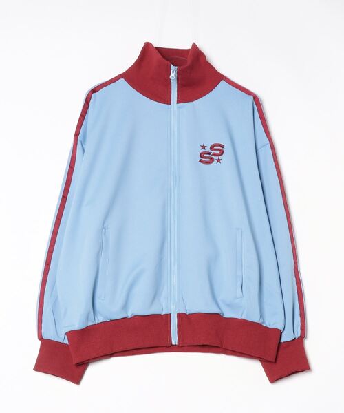 shesame(シーセム)の「カラー配色トラックジャケット(ジャージ・メンズ・アイボリー/ネイビー/ブルー・MEDIUM/LARGE)」の16枚目の写真