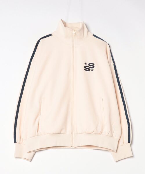 shesame(シーセム)の「カラー配色トラックジャケット(ジャージ・メンズ・アイボリー/ネイビー/ブルー・MEDIUM/LARGE)」の9枚目の写真