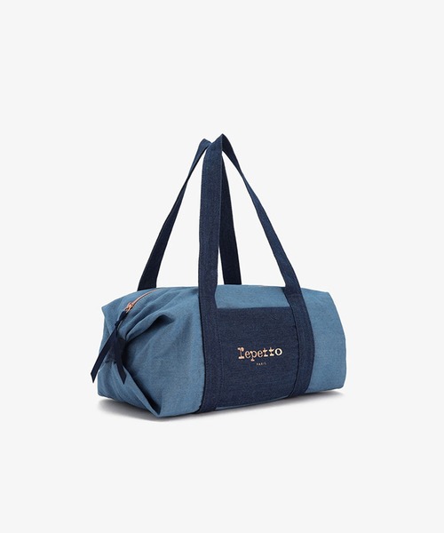 Repetto ライトブルー ダッフルバッグ Mサイズ　Petit Rat Repetto ライトブルー ダッフルバッグ Mサイズ Petit Rat