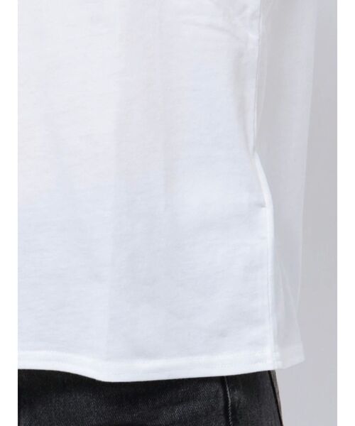 jouetie（ジュエティ）の「レースドッキングラグランTシャツ（Tシャツ/カットソー・レディース・オフホワイト/ブラック・MEDIUM）」の7枚目の写真