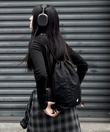 NOMANUAL | 韓国ブランド NOMANUAL ノーマニュアル 2P GYM SACK ナップサック リュック ミニリュック バックパック 韓国ファッション ストリートファッション(バックパック/リュック)