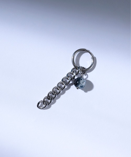 Ellno Loset(エルノロゼット)の「チェーンピアス/片耳用(ピアス(片耳用)・メンズ・シルバー・FREE)」の3枚目の写真